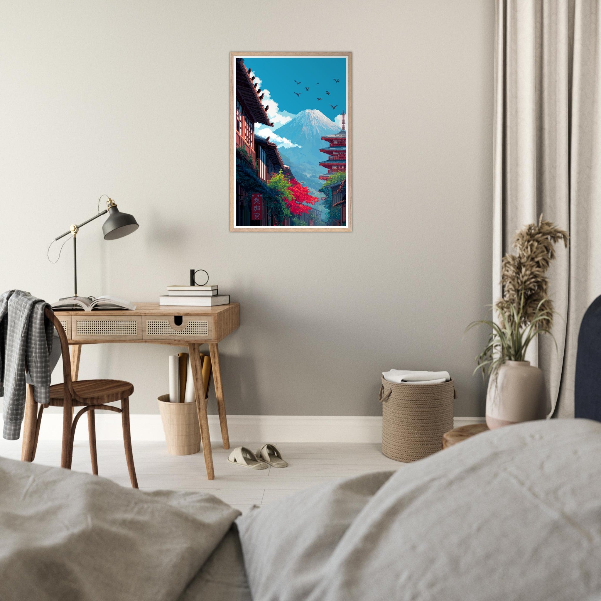 Pixel Art Mt. Fuji – LAZYARTISTSTUDIOS